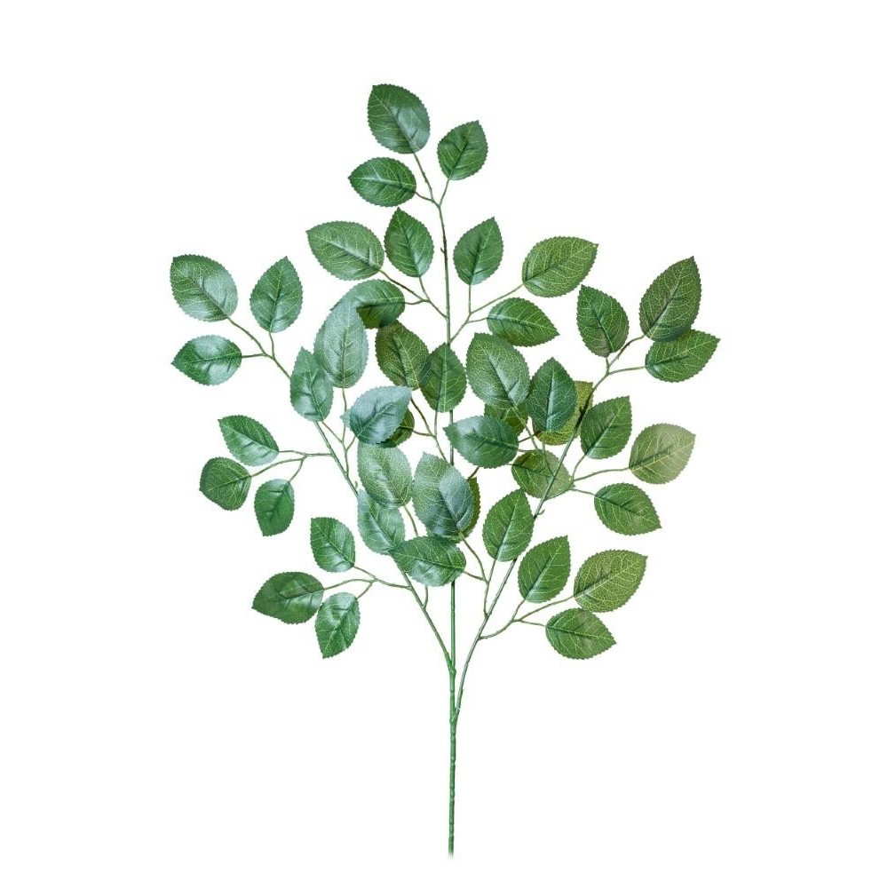 FOGLIE DI ROSE X 3 CM.60 VERDE